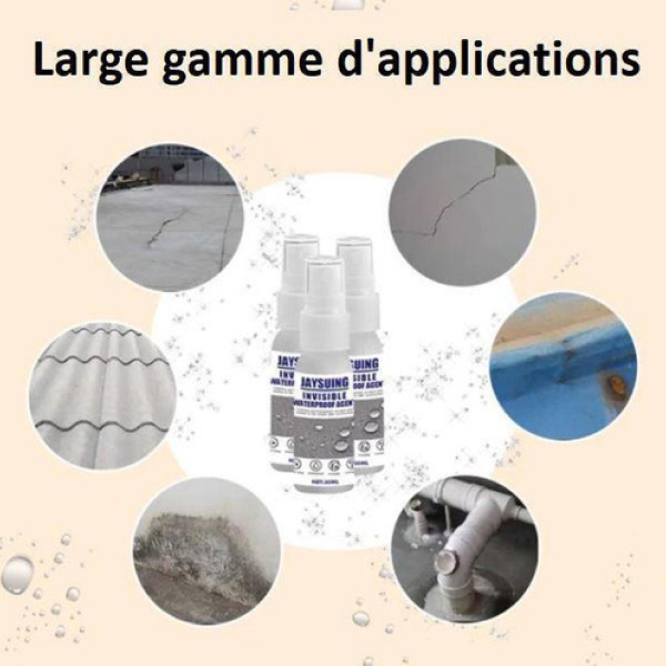 Spray Étanchéité Extérieur – Répare Fissures de Murs avec Agent Invisible Waterproof et Protection Durable – Image 3