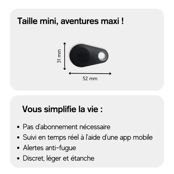 Collier GPS chien étanche et léger, collier GPS pour chien avec traceur GPS fiable sans abonnement – Image 2