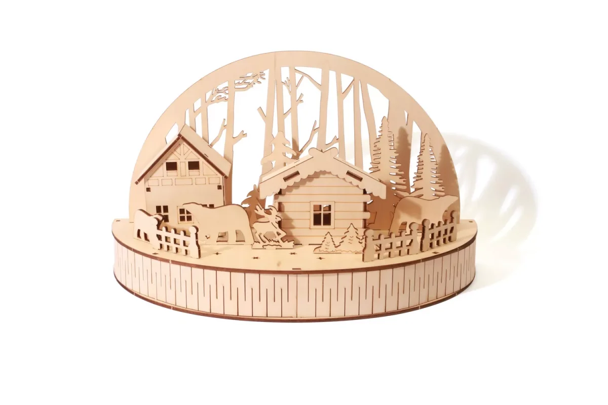 Chalet en Forêt – Maquette 3D
