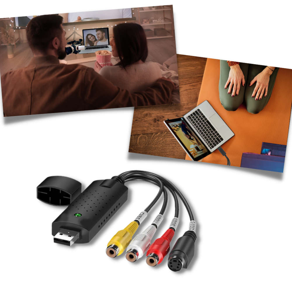 Adaptateur USB 2.0 pour Capture Vidéo de TV, DVD, VHS et DVR – Convertisseur pour Enregistrement et Transfert de Vidéo – Image 7